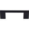 Princetonian Bar Pull 3 3/4 Inch (c-c) Flat Black