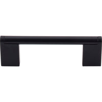 Princetonian Bar Pull 3 3/4 Inch (c-c) Flat Black