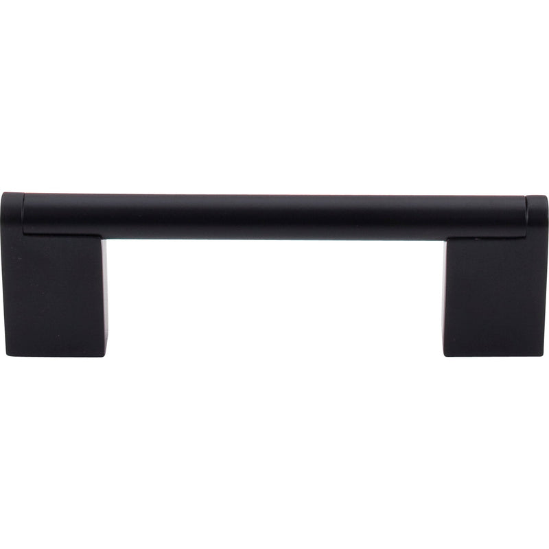 Princetonian Bar Pull 3 3/4 Inch (c-c) Flat Black