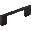 Princetonian Bar Pull 3 3/4 Inch (c-c) Flat Black