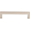 Square Bar Pull 5 1/16 Inch (c-c) Brushed Satin Nickel