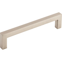 Square Bar Pull 5 1/16 Inch (c-c) Brushed Satin Nickel