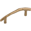 Aspen Twig Pull 3 1/2 Inch (c-c) Light Bronze