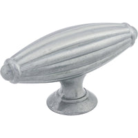 Tuscany T-Handle 2 7/8 Inch Pewter Light