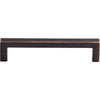 Square Bar Pull 5 1/16 Inch (c-c) Tuscan Bronze