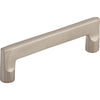 Aspen II Flat Sided Pull 4 Inch (c-c) Brushed Satin Nickel