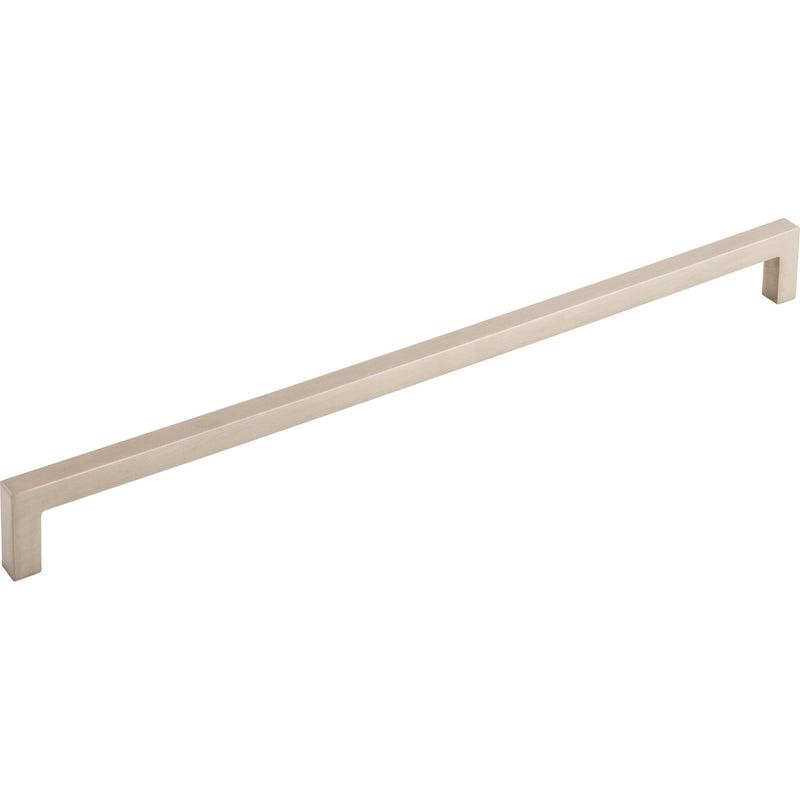 Square Bar Pull 12 5/8 Inch (c-c) Brushed Satin Nickel