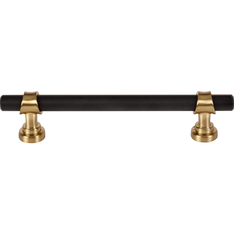 Bit Pull 5 1/16 Inch (c-c) Flat Black and Honey Bronze