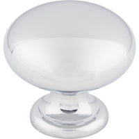 Mushroom Knob 1 1/4 Inch Polished Chrome