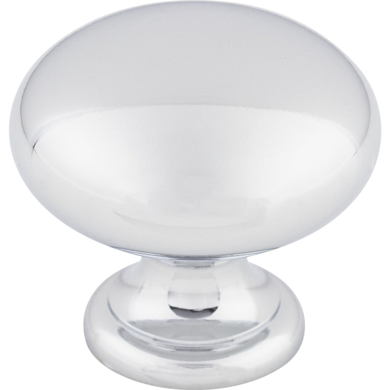 Mushroom Knob 1 1/4 Inch Polished Chrome