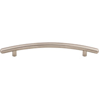 Curved Bar Pull 6 5/16 Inch (c-c) Brushed Satin Nickel