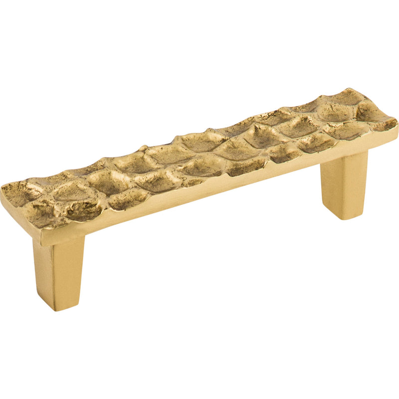 Cobblestone Pull 3 3/4 Inch (c-c) Brass