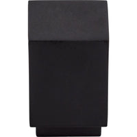 Linear Square Knob 3/4 Inch Flat Black