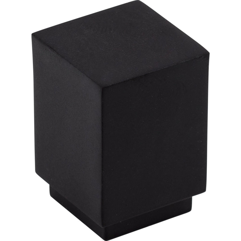 Linear Square Knob 3/4 Inch Flat Black