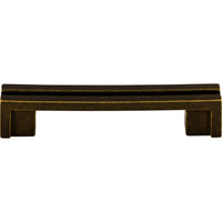 Flat Rail Pull 3 1/2 Inch (c-c) German Bronze