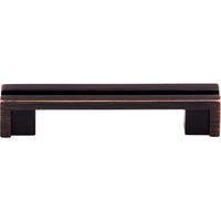 Flat Rail Pull 3 1/2 Inch (c-c) Tuscan Bronze