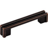 Flat Rail Pull 3 1/2 Inch (c-c) Tuscan Bronze