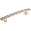 Inset Rail Pull 5 Inch (c-c) Brushed Satin Nickel