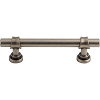 Bit Pull 3 3/4 Inch (c-c) Pewter Antique