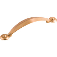 Angle Pull 3 3/4 Inch (c-c) Brushed Bronze
