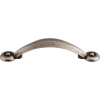 Angle Pull 3 Inch (c-c) Pewter Antique