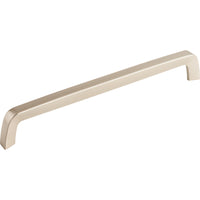 Tapered Bar Pull 8 13/16 Inch (c-c) Brushed Satin Nickel