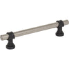 Bit Pull 5 1/16 Inch (c-c) Pewter Antique and Flat Black