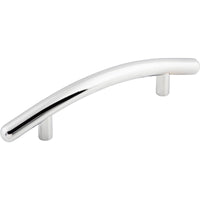 Curved Bar Pull 3 3/4 Inch (c-c) Polished Chrome