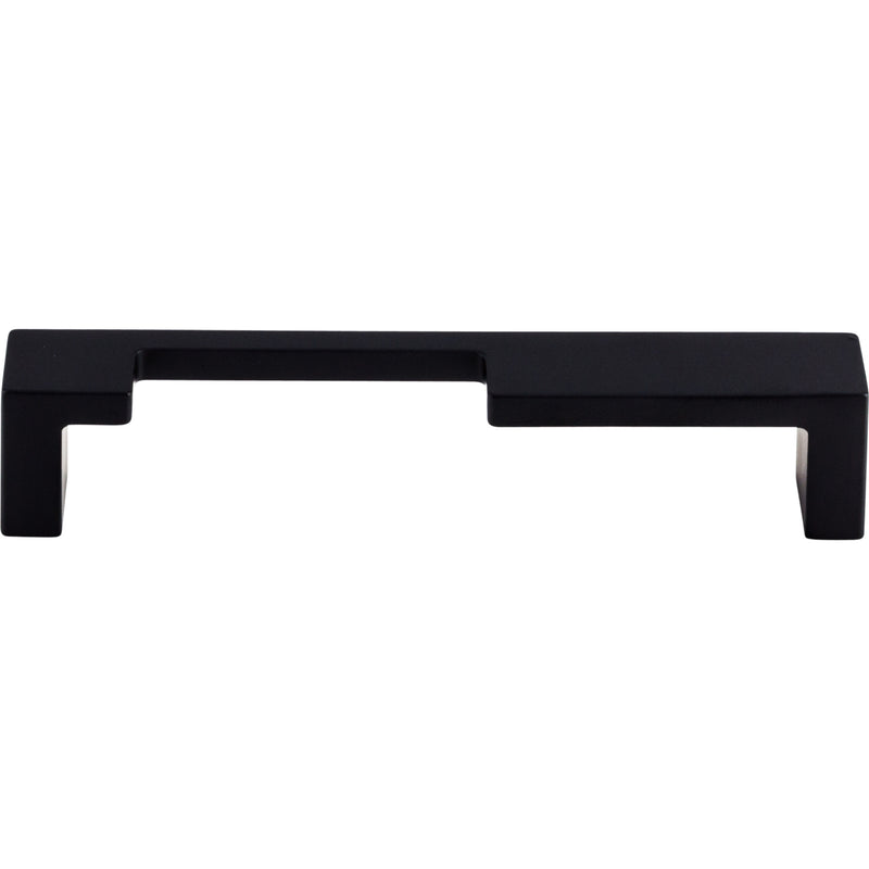 Modern Metro Notch Pull A 5 Inch (c-c) Flat Black