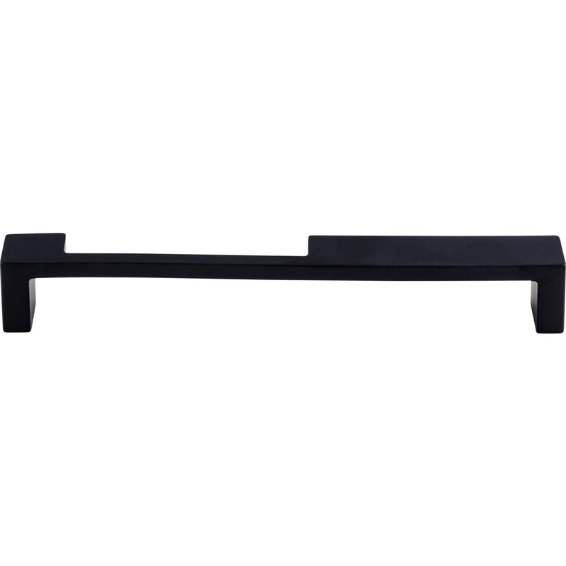 Modern Metro Notch Pull B 7 Inch (c-c) Flat Black