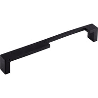 Modern Metro Notch Pull B 7 Inch (c-c) Flat Black