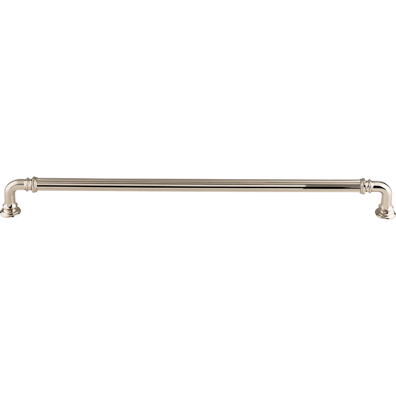 Reeded Pull 12 Inch (c-c) Polished Nickel