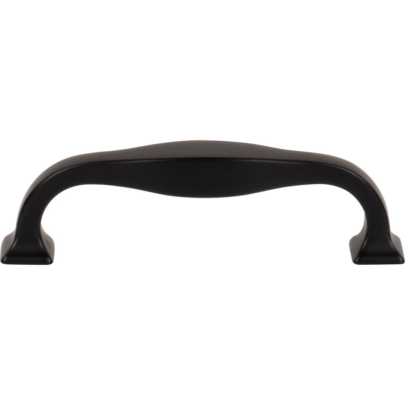 Contour Pull 3 3/4 Inch (c-c) Flat Black